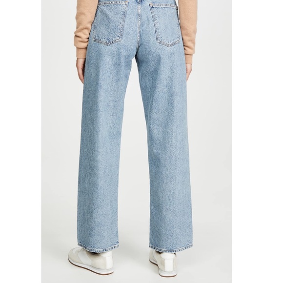 Agolde Pleated Baggy Jeans with Tab - Picture 2 of 7